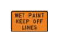 W-Series Black on Orange Warning Sign - Parking & Custom Signs