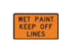 W-Series Black on Orange Warning Sign - Parking & Custom Signs - Image 1