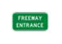 E Series White on Green Expressway Guide Sign (36x18 inches)
