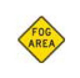 W-Series Black on Yellow Warning Sign - 48 x 48 in. - Image 1