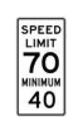 R-Series Black on White Regulatory Sign - Parking and Custom Signage - Image 1