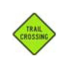 W-Series Black on Fluorescent Yellow-Green Warning Sign - Image 1