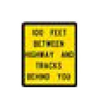 High-Visibility W-Series Black on Yellow Warning Sign - Parking and Custom Signs