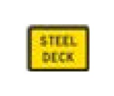 W-Series Black on Yellow Warning Sign - Institutional Grade - Image 1
