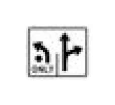 36x30 Lane-Use Control Sign R3-8 Series - Image 1