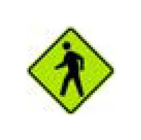 W-Series Fluorescent Yellow-Green Warning Sign - Image 1