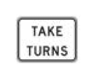 24x18 Black on White R-Series Regulatory Sign - Image 1