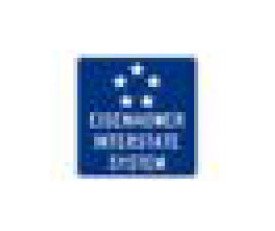 Route Marker & Sign - White/Blue - M Series - Image 1