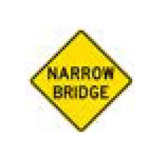 W-Series Black on Yellow Warning Sign - 48 x 48 inches - Image 1