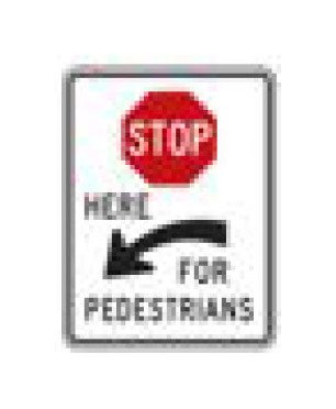 R-Series Black and Red Regulatory Sign - Conventional Road 36x48 in. - Image 1