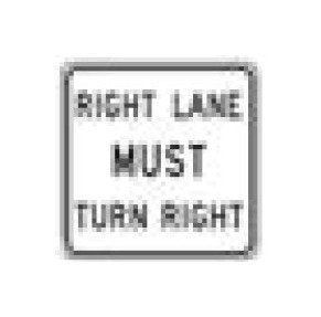 R-Series Black on White Regulatory Sign - Parking & Custom Signs - Image 1