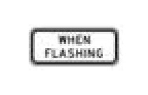 S Series Black on White School Warning Sign - Parking & Safety Alert System - Image 1