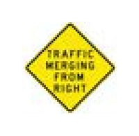 W-Series Black on Yellow Warning Sign