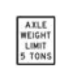R-Series Black on White Regulatory Sign - Conventional Road & Expressway Sizes - Image 1