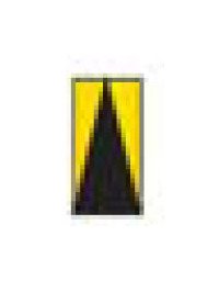 X/OM Series Black on Yellow Parking and Custom Sign - 6x12 in - Image 1