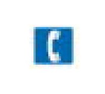 D Series White on Blue Conventional Road Guide Sign, 24x24 in - Image 1