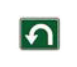 M Series Route Marker and Auxiliary Sign - White on Blue/Green/Brown - Image 1