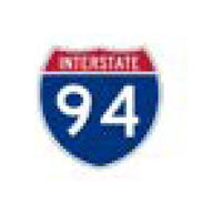 Route Marker Sign Solutions M-Series - White on Red and Blue