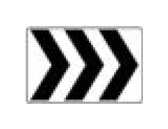 Sign Solutions R-Series Regulatory Black on White Roundabout Directional Sign, 48 x 24 in - Image 1