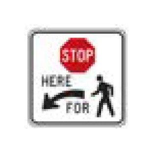 R-Series Black and Red Regulatory Sign - 36 x 36 Inches - Image 1