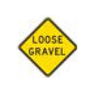 W-Series Black on Yellow Warning Sign - 36 x 36 inches - Image 1