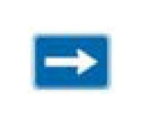 M Series White on Blue, Green, or Brown Route Marker & Auxiliary Sign