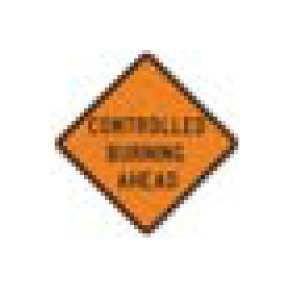 W-Series Black on Orange Warning Sign - 48x48 Inches - Image 1