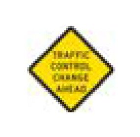 W-Series Black on Yellow Warning Sign - Conventional and Expressway Sizes - Image 1