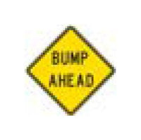 W-Series Black on Yellow Warning Sign - Parking and Traffic Safety