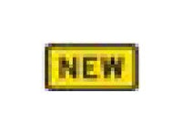 24x12 Black on Yellow Warning Sign, W-Series