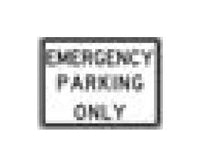 Regulatory Sign - R-Series Black on White