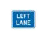 M Series White Route Marker Sign