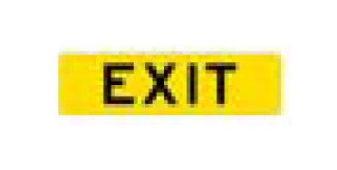 E Series Black on Yellow Expressway & Freeway Guide Sign 66x18 - Image 1