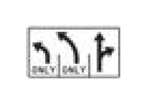 R3-8 Series 54x30 Lane-Use Control Sign - Image 1