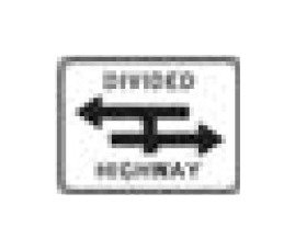 R-Series Black on White Regulatory Sign - 24 x 18 in - Image 1