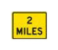High-Visibility W-Series Black on Yellow Warning Sign for Parking & Traffic Control