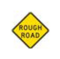 Warning Sign - Black on Yellow - W-Series