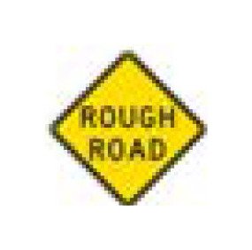 Warning Sign - Black on Yellow - W-Series - Image 1