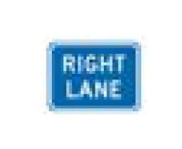 M Series Route Marker - White on Blue/Green/Brown - Image 1