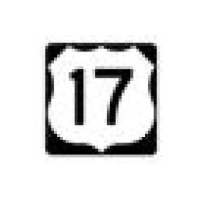 Sign Solutions M Series Black on White Route Marker & Auxiliary Sign - Image 1