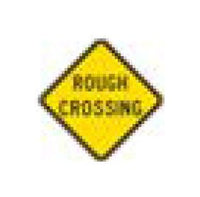 High-Visibility W-Series Black on Yellow Warning Sign