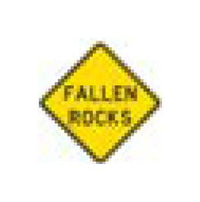 W-Series Black on Yellow Color Warning Sign - Parking and Custom Signs