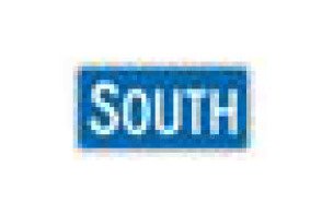 M Series White on Blue Route Marker Sign - Image 1