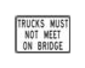 36x24 R-Series Black on White Regulatory Sign - Image 1