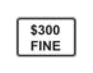 R-Series Black on White Regulatory Sign for Roads and Highways - Image 1
