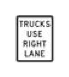 R-Series Black on White Regulatory Sign - Parking & Custom Signs - Image 1