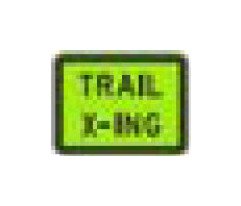W-Series Black on Fluorescent Yellow-Green Warning Sign - Image 1