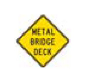W-Series Black on Yellow Warning Sign - Institutional Grade - Image 1