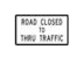 60x30 R-Series Black on White Regulatory Sign - Parking & Custom Signage - Image 1