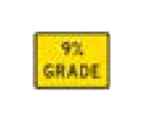 W-Series Black on Yellow Warning Sign - 24x18 in